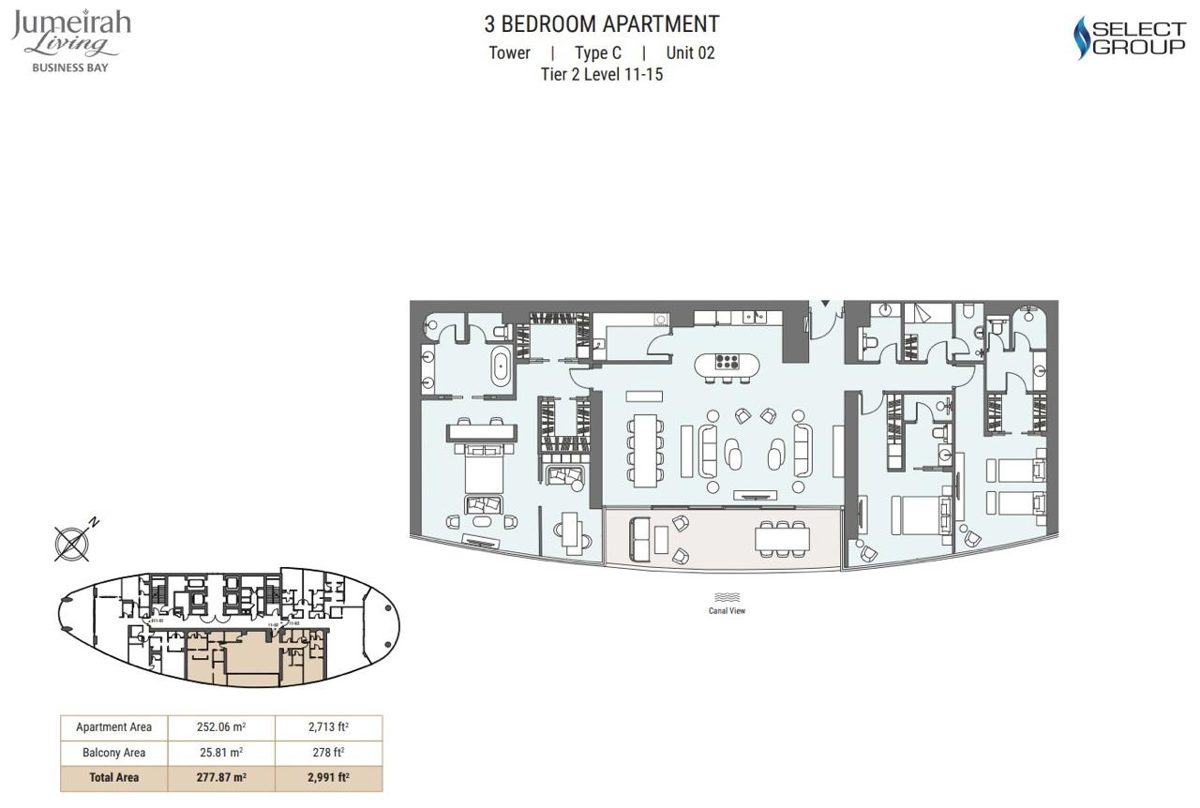 3-bed office for sale in Business Bay