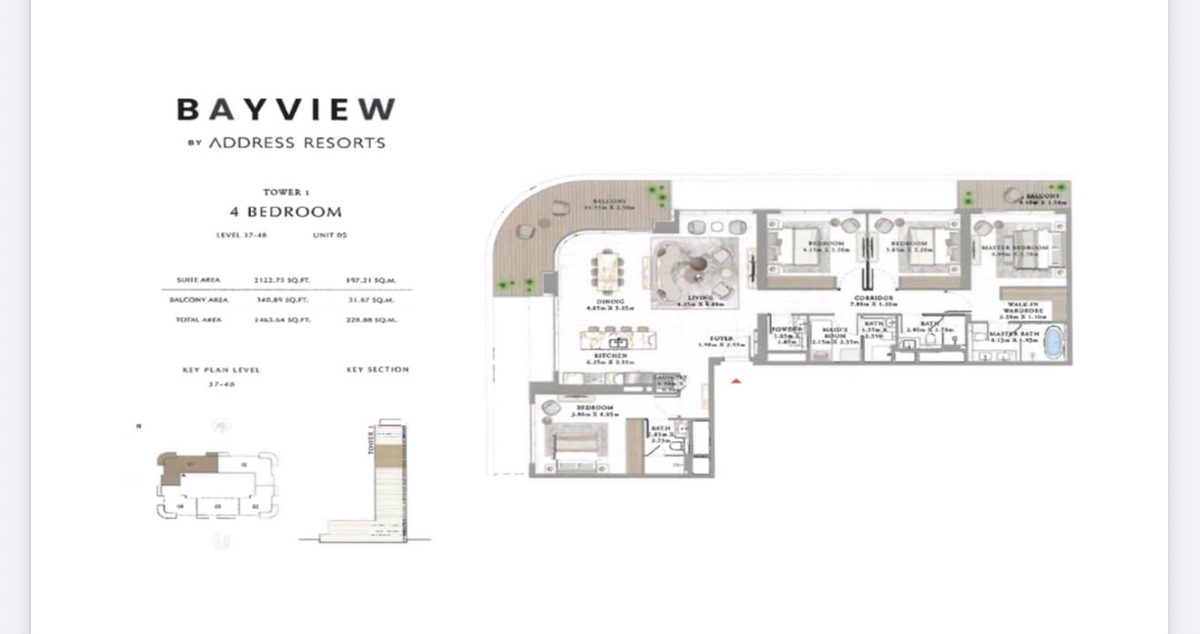 Full Floor for sale in Emaar Beachfront