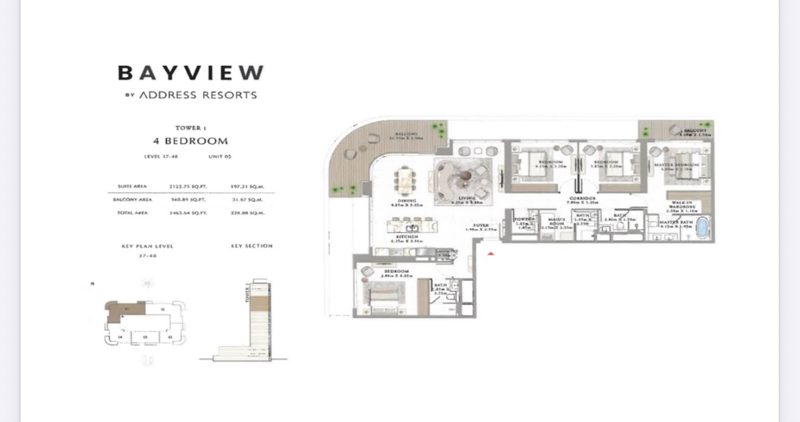Full Floor for sale in Emaar Beachfront