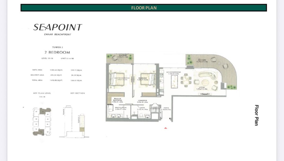 Full Floor for sale in Emaar Beachfront