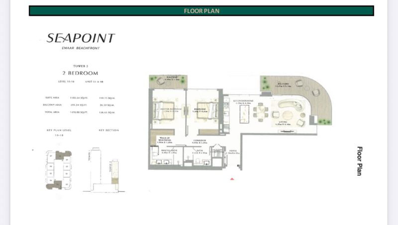 Full Floor for sale in Emaar Beachfront