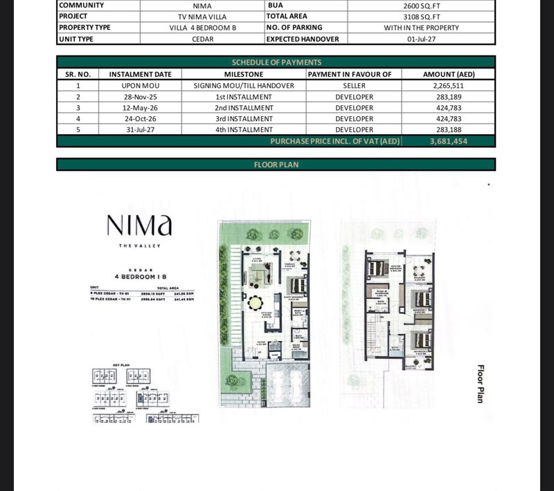 4-bed townhouse for sale in The Valley